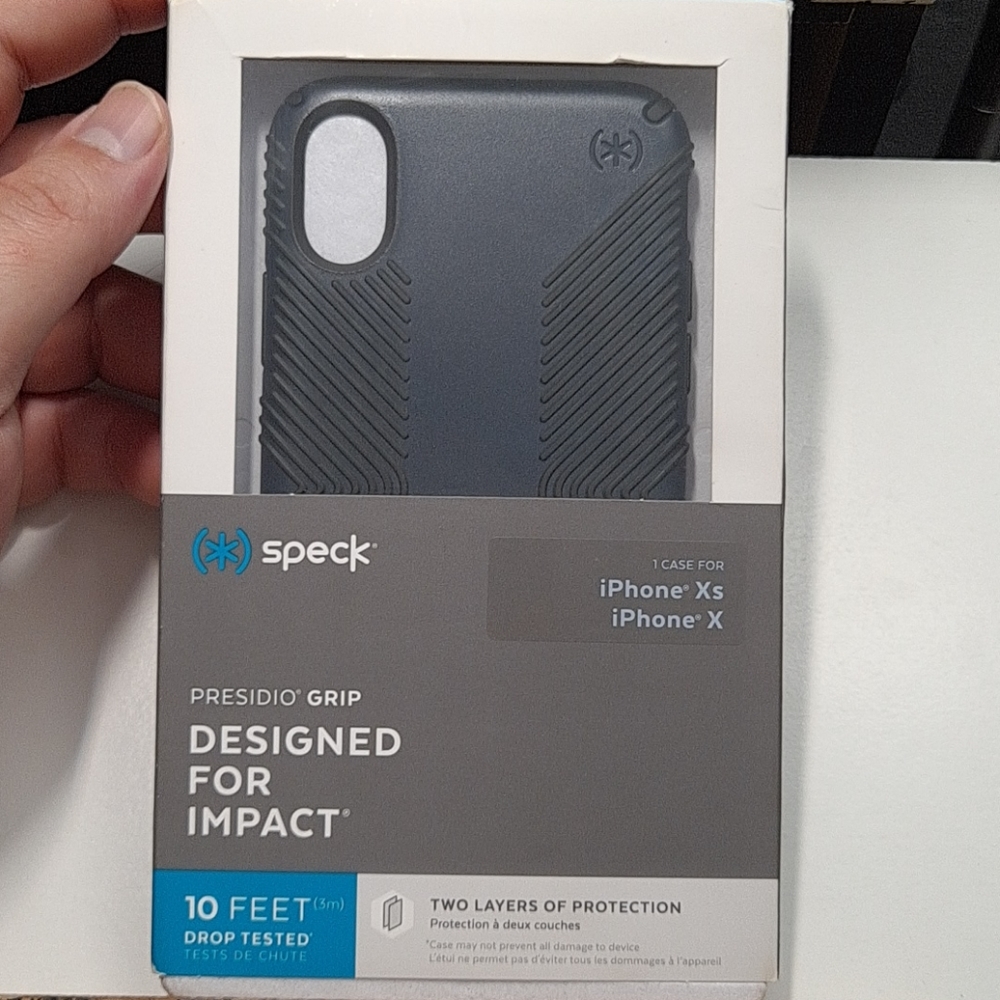 case speck for iphone x/xs 5.8" color blue new